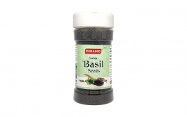 Puramio (Sabja) Basil Seeds   Plastic Bottle  125 grams